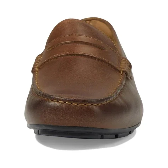 Florsheim Throttle Penny Loafers Men's US 10 Brown Leather Slip On Shoes GAL634 - Picture 9 of 12
